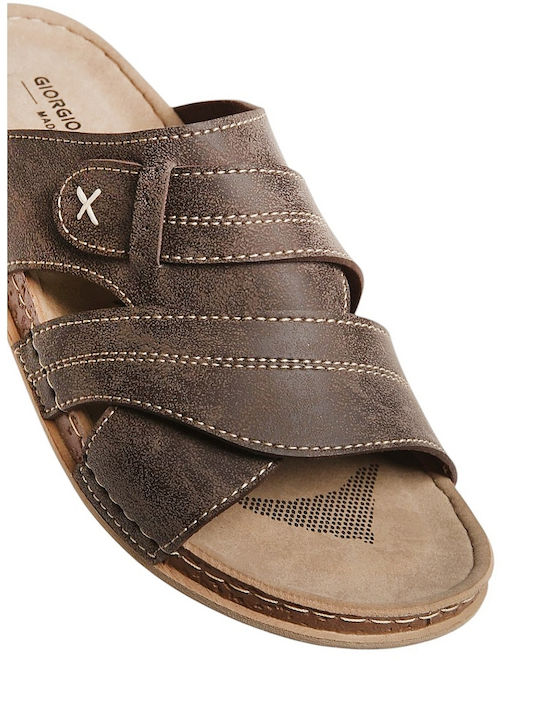 Herrensandalen in Braunen Farbe