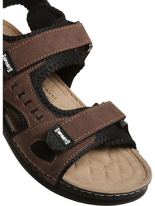 Herrensandalen in Brauner Farbe