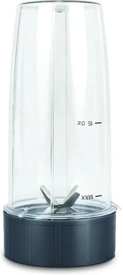 Zelmer Μπλέντερ με Πλαστική Κανάτα 600 ml 1200W Μαύρο ZSB3200