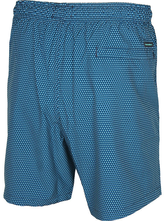 Men's Swimwear Bermuda Turquoise with Patterns