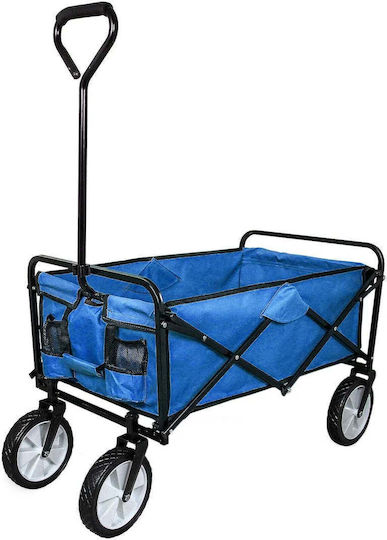 Căruță de Grădină Basculantă și Pliabilă cu Capacitate Maximă de Încărcare 70kg