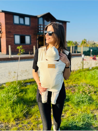 SteweHome Standard Baby Carrier Sling Beige with Maximum Weight 15kg