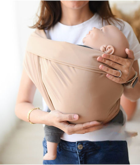SteweHome Standard Baby Carrier Sling Beige with Maximum Weight 20kg