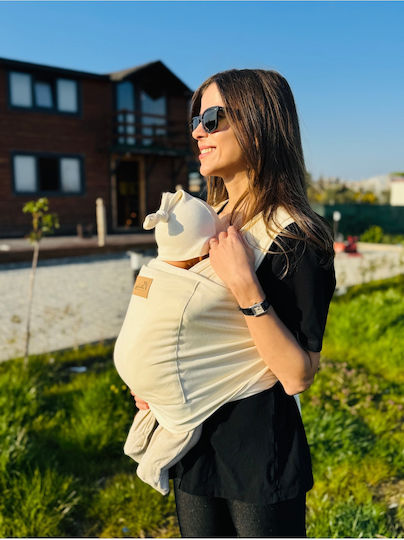 SteweHome Standard Baby Carrier Sling Beige with Maximum Weight 15kg