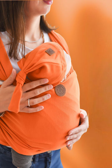 SteweHome Standard Baby Carrier Sling Orange with Maximum Weight 15kg