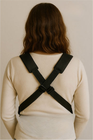 SteweHome Klassischer Babytragetuch Schwarz mit Maximales Kindergewicht 9kg