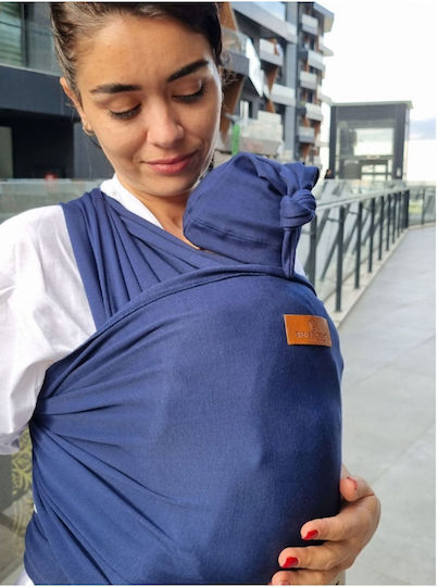 SteweHome Klassischer Babytragetuch Marineblau
