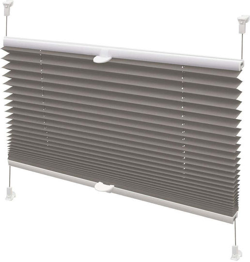 Stoff Jalousie in Grauem Farbe P57xH150cm