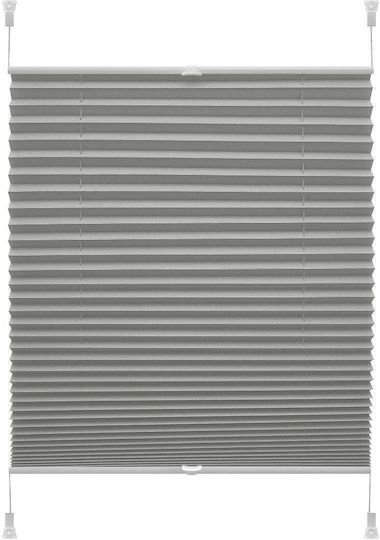 Stoff Jalousie in Grauem Farbe P57xH150cm