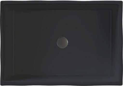 Sanitec Castello Надеждна мивка от синтетичен материал 52x39cm Anthracite