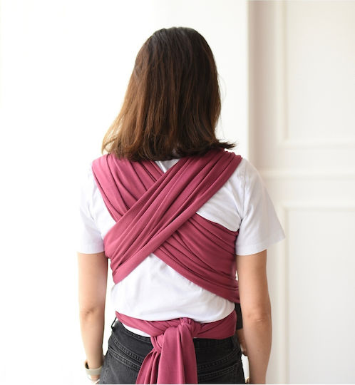 SteweHome Baby Carrier Sling Wrap Pink With Maximum Child Weight 15kg