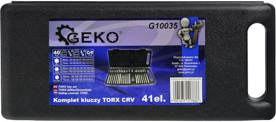 Geko Geko 40 Stück Torx-Schlüssel