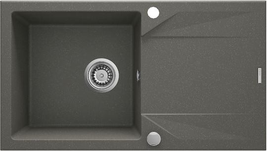 Deante Επικαθήμενος Νιπτήρας Πορσελάνης 78x44cm Γκρι Deante Επικαθήμενος Νιπτήρας Πορσελάνης 78x44cm Γκρι