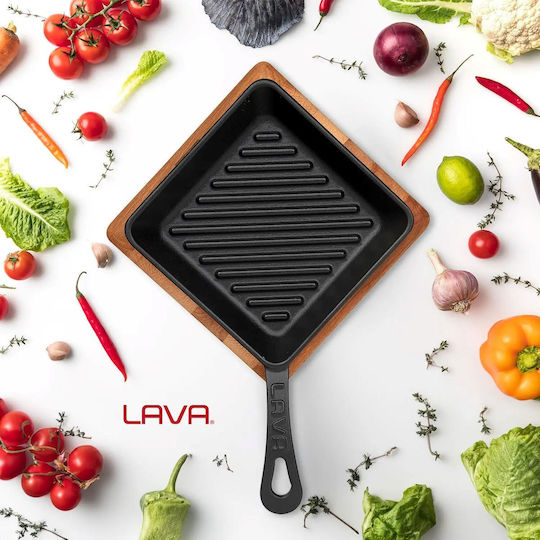 Set Suport Grătar Pentru Servire Lava