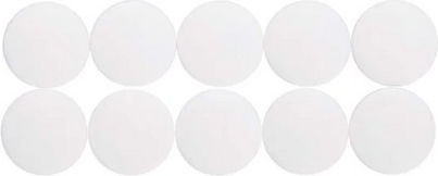 Maul Runde Magnete D20mm 0,30 Kg Haftkraft 10 Stück Set Maul Solide Weiße