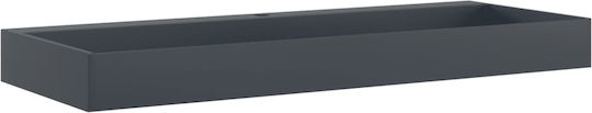 vidaXL An der Wand montiert Wandhängendes / Aufgesetztes Waschbecken Marmor 120x46x11cm vidaXL An der Wand montiert Wandhängendes / Aufgesetztes Waschbecken Marmor 120x46x11cm