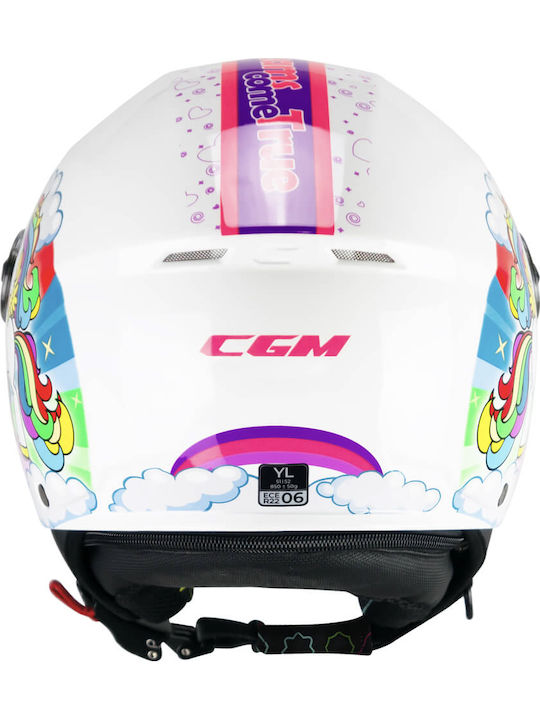CGM Mini Dreams Παιδικό Κράνος Μηχανής Jet ECE 22.06 850gr