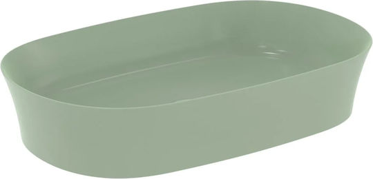 Ideal Standard Ipalyss Επικαθήμενος Νιπτήρας Πορσελάνης 60x38x12cm Ideal Standard Ipalyss Επικαθήμενος Νιπτήρας Πορσελάνης 60x38x12cm