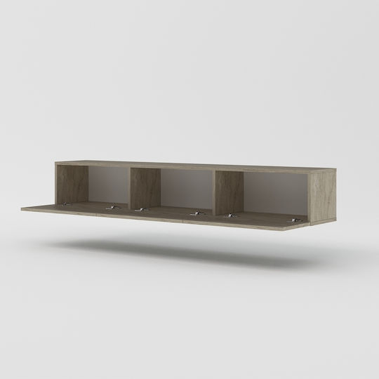 Подово Телевизионно Мебелче Бяло 180x31x27см