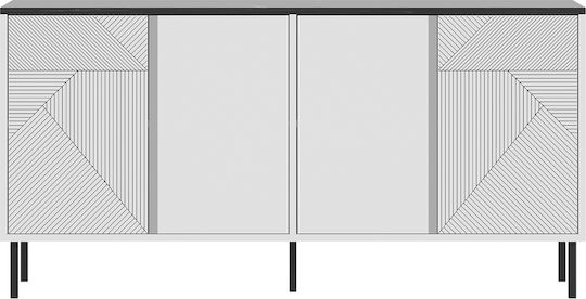 Stand TV Alb L150xA36xÎ75cm
