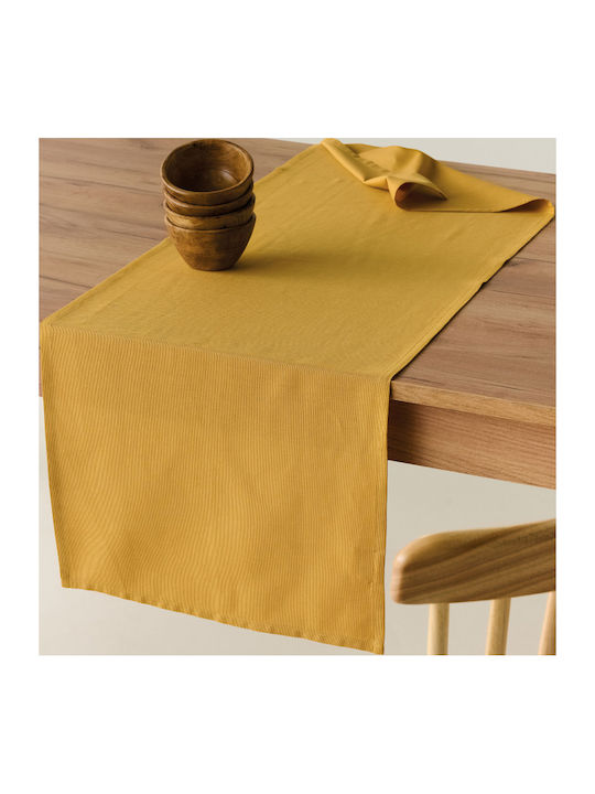 Kentia Runner Cotton Set 2pcs Leilani Mustard 45x140cm