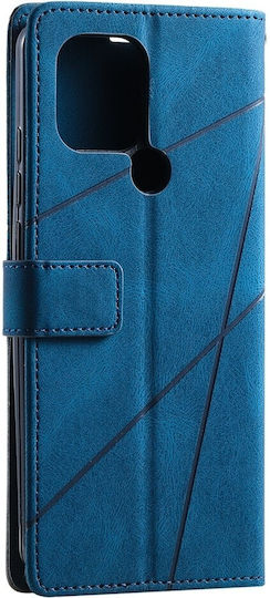 Tel1 Xiaomi Redmi A1 Plus A2 Plus Skin Feel Splicing Book Case Blue