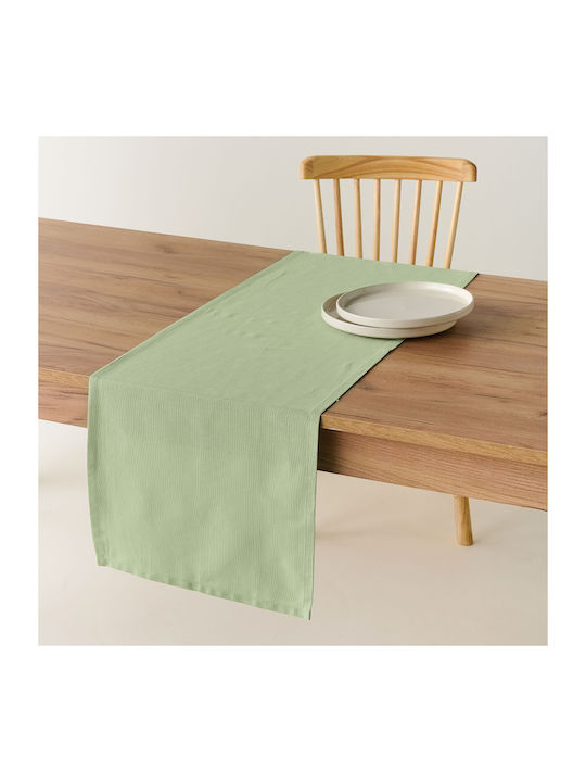 Kentia Runner Cotton Set 2pcs Leilani Green 45x140cm