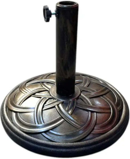 Garden Star Metallic Black Umbrella Stand