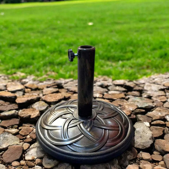 Garden Star Metallic Black Umbrella Stand