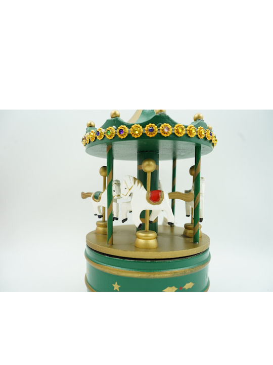Alista Home Carousel Green with Music