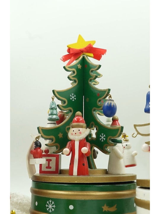 Alista Home Figurină Decorativă de Crăciun Verde cu Muzică 22x12cm