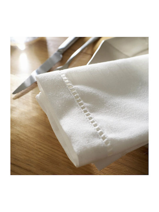 Gofis Home Πετσέτα Φαγητού Σετ Lorelai Offwhite 197 45x45εκ.