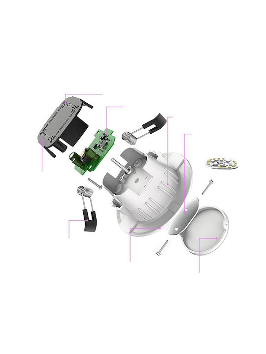 Led Deckenstrahler 10 Stück Rgbic Wifi 230v