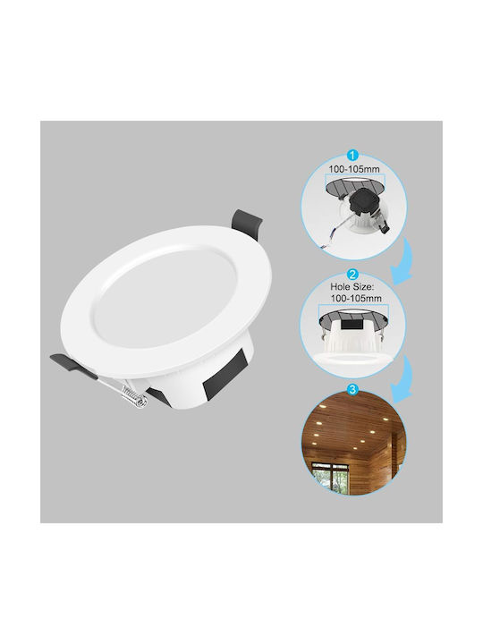 Led Deckenstrahler 10 Stück Rgbic Wifi 230v