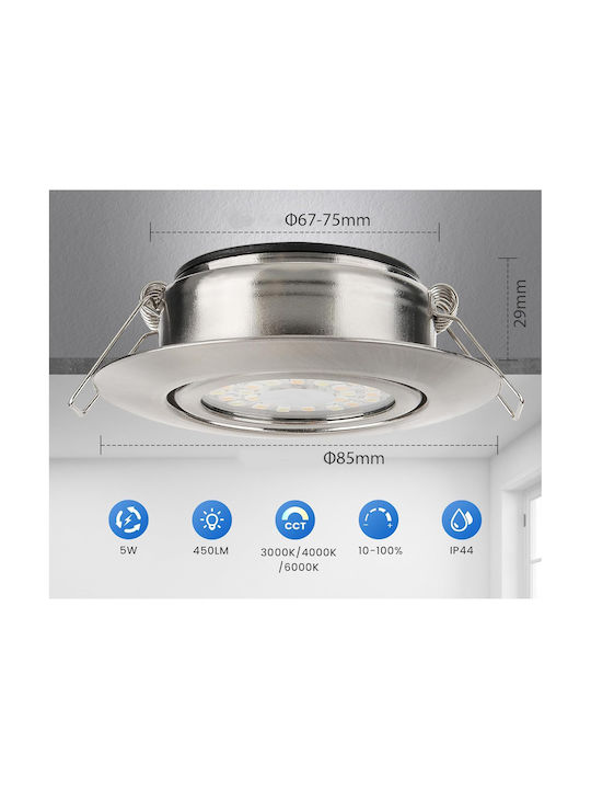 Eingebaute Deckenstrahler Led 5w Ip44 Einstellbar 12 Stück Badezimmer Küche