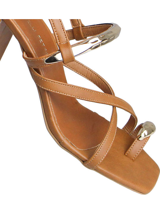 Leather Tabac Brown Sandals