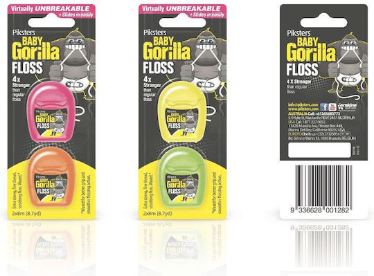 Piksters Waxed Dental Floss 8m