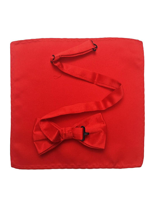 Bow Tie Set Pochette Satin 100%pol P-1986-5-red Unounouno P-1986-5-red Bow Tie Set Pochette Satin 100%pol P-1986-5-red Unounouno P-1986-5-red