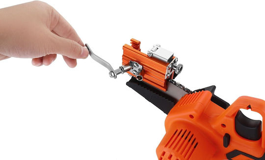 Afilator Manual pentru Lanț Drujbă Zola 3 Pietre de Ascuțit Incluse Reglabil Compatibil cu Lanțuri de 8-20 Inch Compact 8.5 X 5.5 X 4 Cm