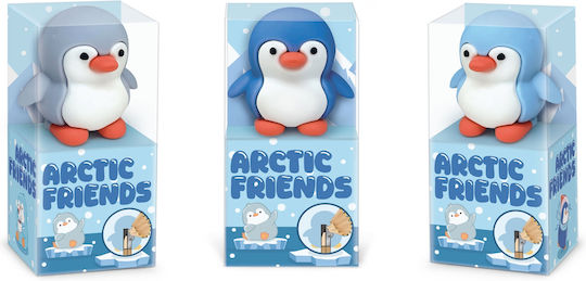 Arctic Friends Soft Plastic Pencil Sharpener One Hole 3 Colors 24 Pcs Display