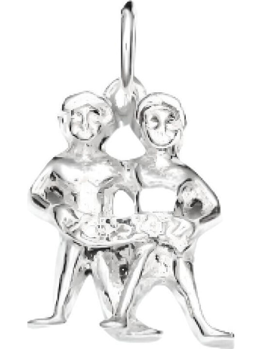 Handy Charm Ζώδιο Δίδυμος από Ασήμι