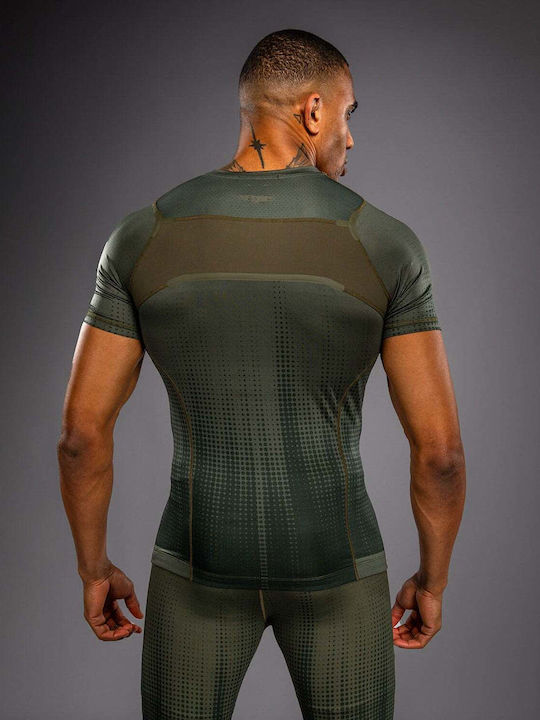 Venum Men's Short Sleeve Shirt VENUM-06276-459 for Jiu-Jitsu Green