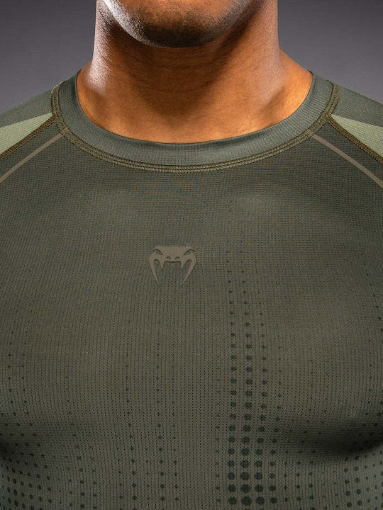 Venum Men's Short Sleeve Shirt VENUM-06276-459 for Jiu-Jitsu Green