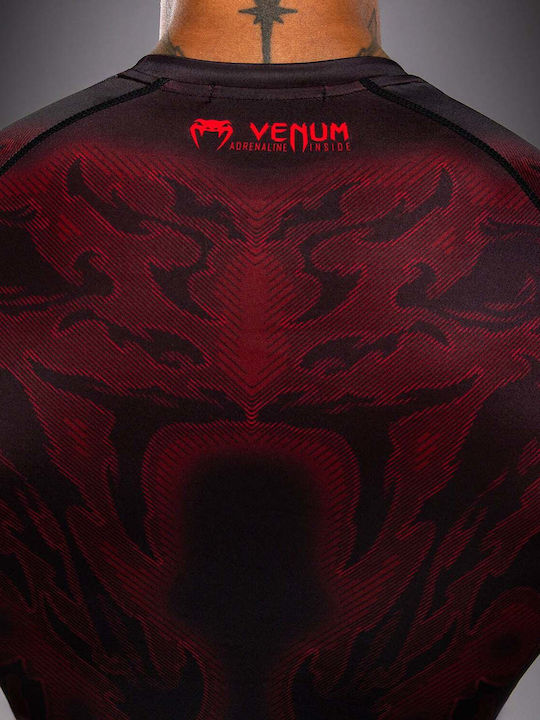 Venum Men's Short Sleeve Shirt VENUM-06307-100 for Jiu-Jitsu Black