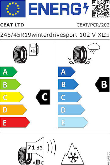 Ceat Winterdrive Sport Winter Tire 245/45r19 102v/xl