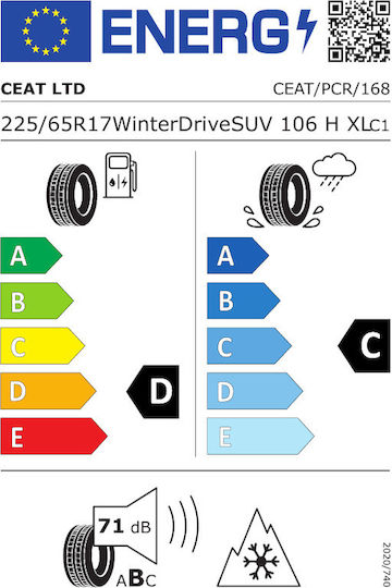Ceat Winter Drive Suv Anvelopă Iarnă 225/65r17 106h/xl