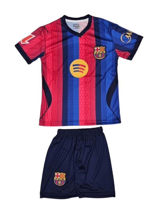Kids Football Set Lamine Yamal Barcelona 2026-2027 Blue-Red Balón De Oro Blue Red Unisex Kids Ab164