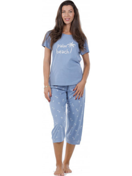 MEI Set Pijamale pentru Femei Sky Blue