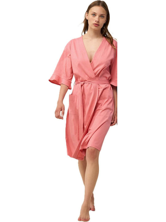 Vamp Summer Women's Robe Pink