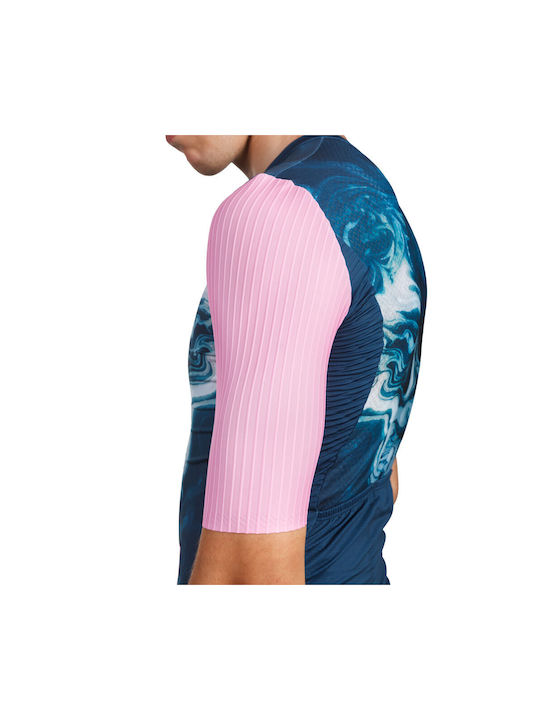 Demaraz Short Sleeve Road Bike Blue Jersey